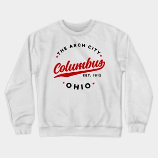 Vintage Columbus Ohio The Arch City Retro USA Crewneck Sweatshirt